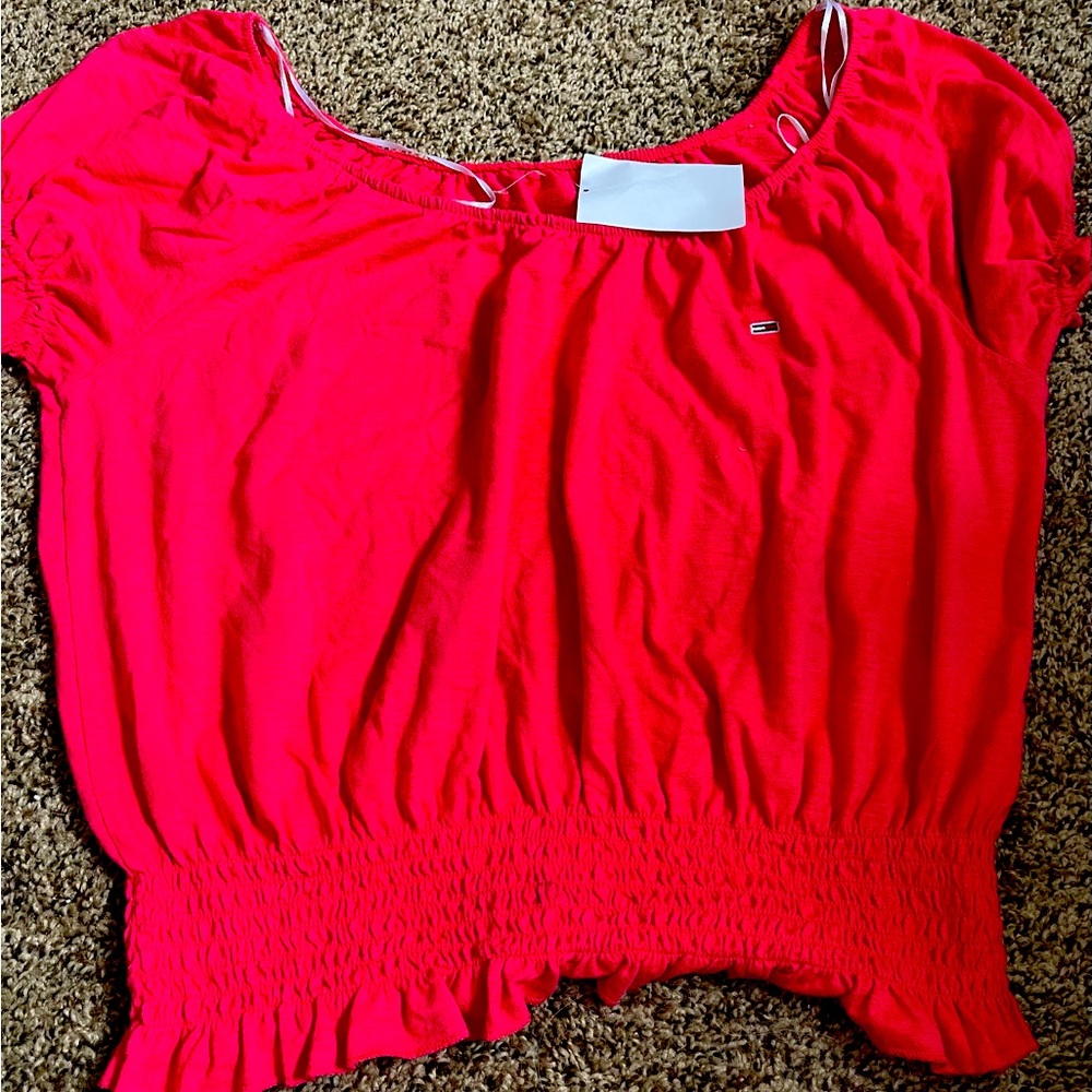Tommy pink soft blouse